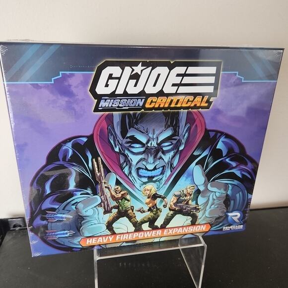 G.I. JOE Mission Critical Heavy Firepower Expansion Board Game Minis Renegade